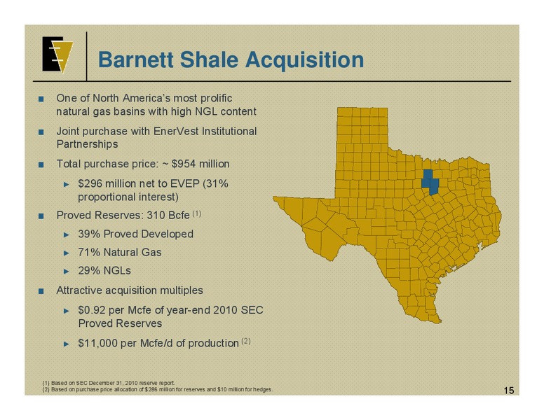 IPAA OGIS – EV Energy Partners Lp – slide 14