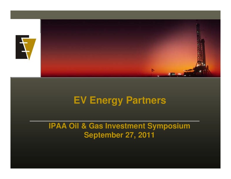 IPAA OGIS – EV Energy Partners Lp – slide 24