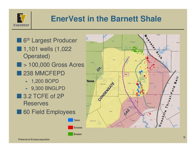 Investor Presentation – EV Energy Partners Lp – slide 9