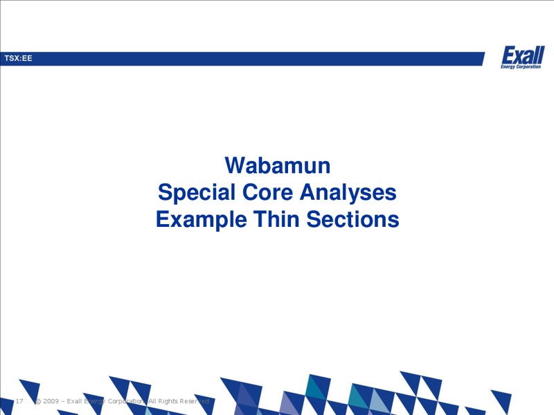 Wabamun Presentation – Exall Energy – slide 16