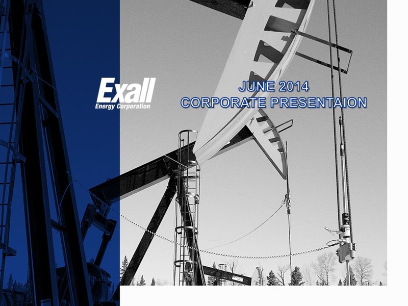 Corporate Presentation – Exall Energy – slide 1