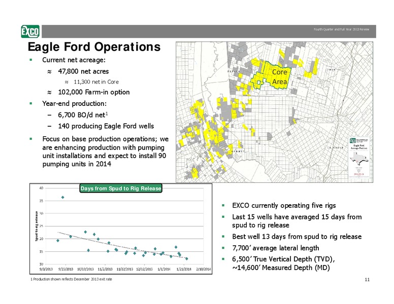 Fourth Quarter and Full Year 2013 Review – Exco Resources Inc. – slide 11