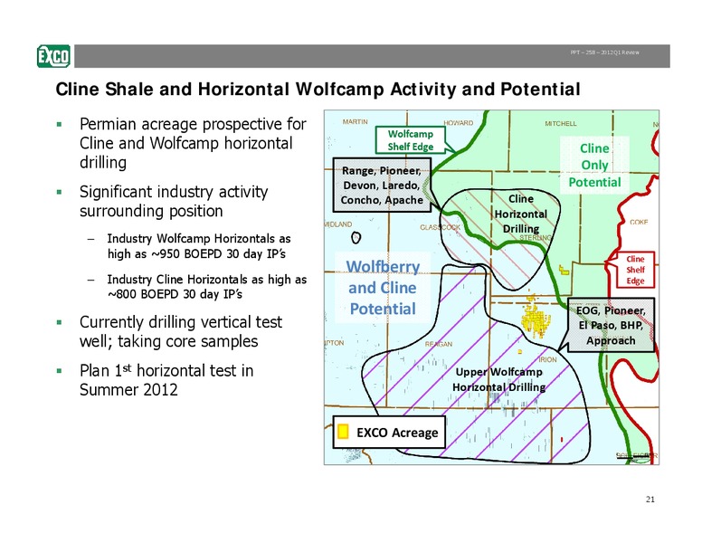 Q1 2012 Review – Exco Resources Inc. – slide 21