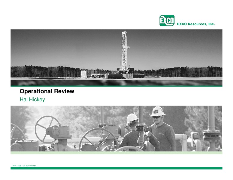 Q1 2011 Review – Exco Resources Inc. – slide 14