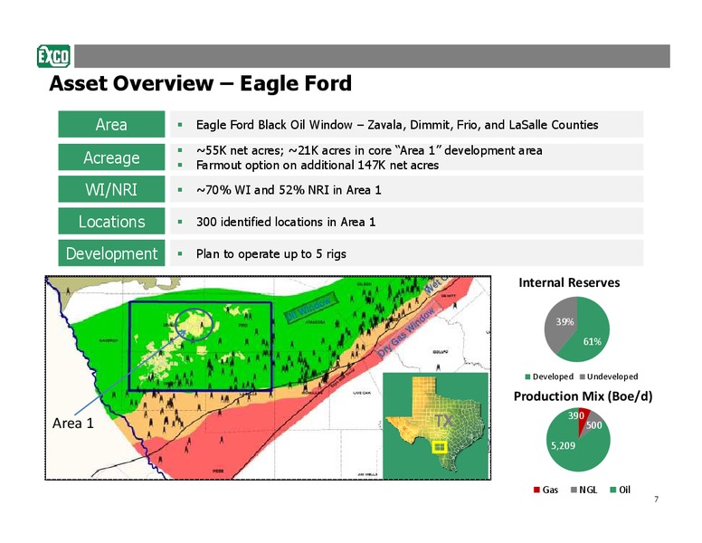 Acquisitions Overview – Exco Resources Inc. – slide 7