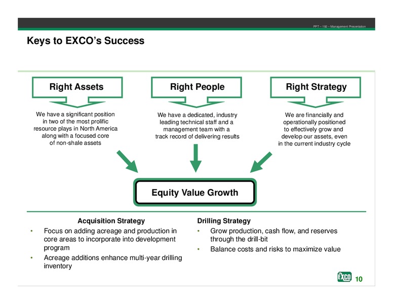 Investor Presentation and Financial Disclosure – Exco Resources Inc. – slide 7