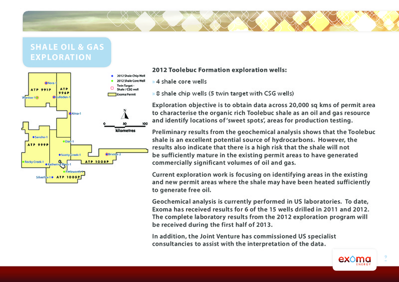 Exoma Energy Limited CEO Presentation – Exoma Energy Limited – slide 8