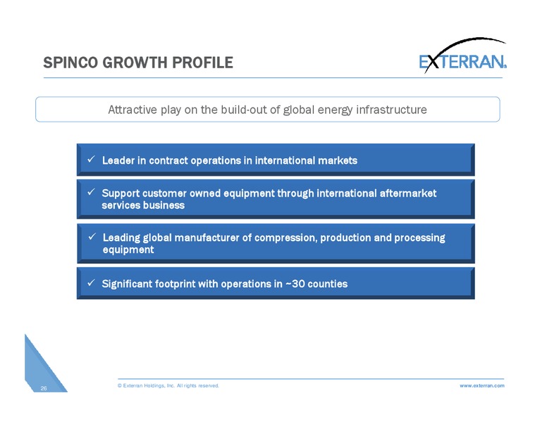 CAPITAL ONE ENERGY CONFERENCE – Exterran Holdings, Inc. – slide 26