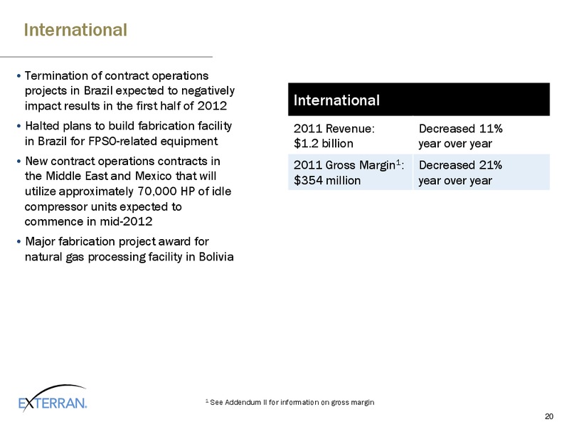 HOWARD WEIL ENERGY CONFERENCE – Exterran Partners Lp – slide 20