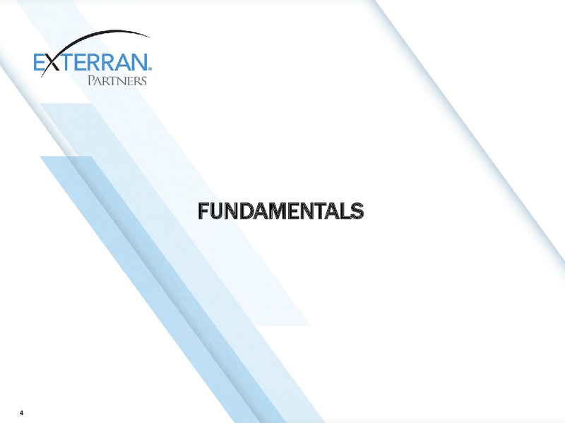 CITI ONE ON ONE MLP MIDSTREAM INFRASTRUCTURE CONFERENCE – Exterran Partners Lp – slide 4