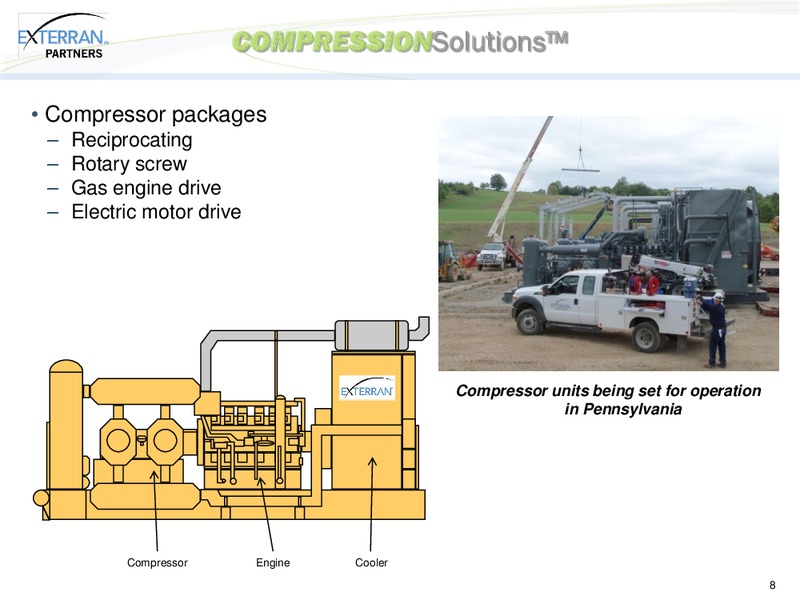 WELLS FARGO SECURITIES PIPELINE MLP AND EP SERVICES AND UTILITY SYMPOSIUM – Exterran Partners Lp – slide 8