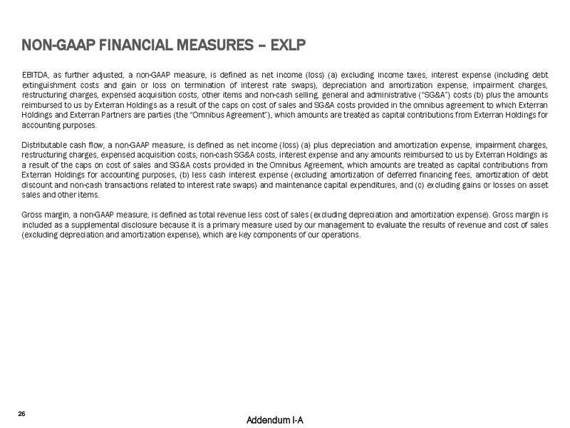 DECEMBER 2014 WELLS MLP AND ENERGY CONFERENCE – Exterran Partners Lp – slide 26