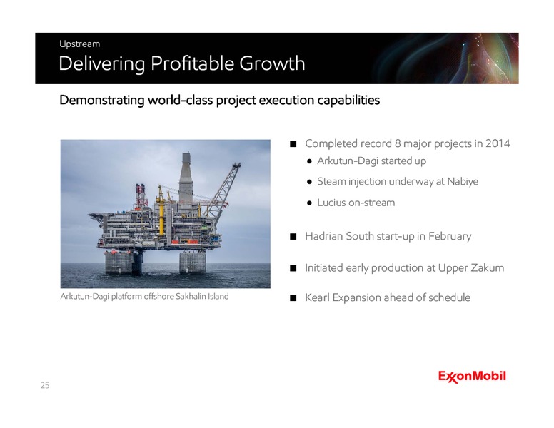 Fourth Quarter 2014 Earnings Call – ExxonMobil – slide 24