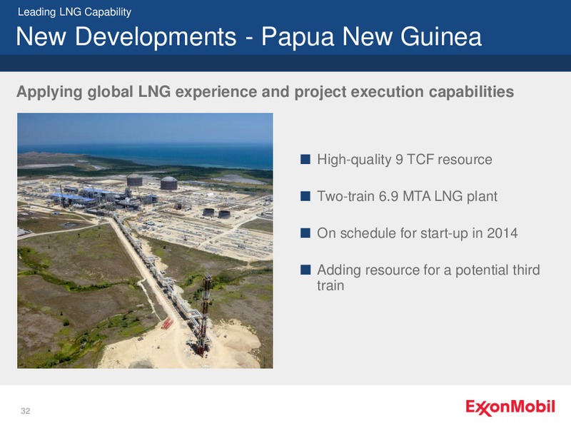 NYSE ANALYST MEETING – ExxonMobil – slide 32