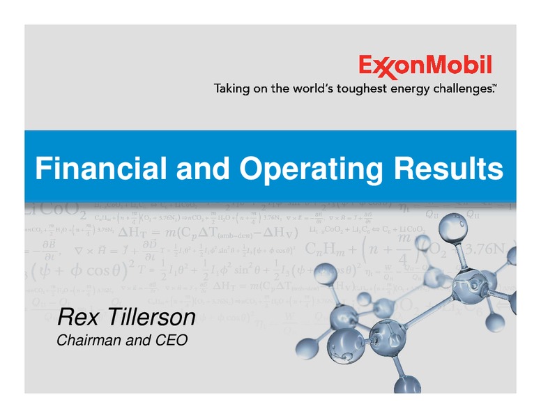 2011 ANALYST MEETING – ExxonMobil – slide 13