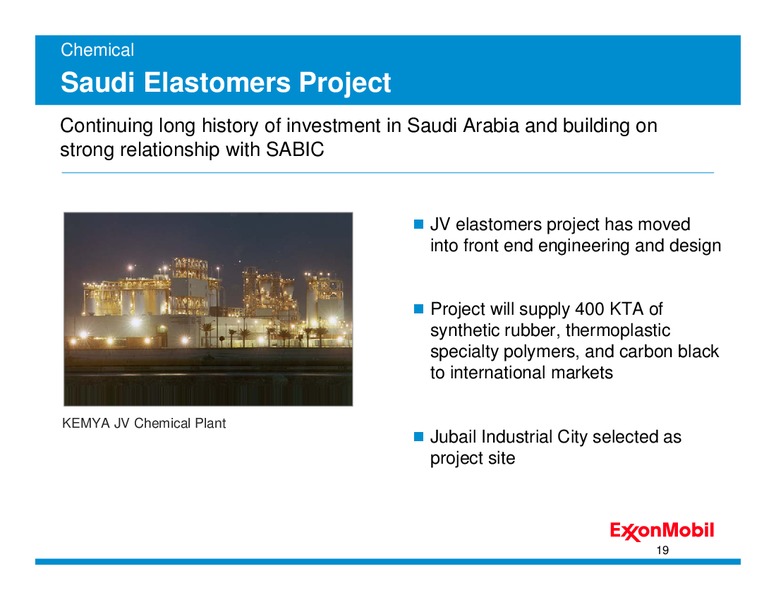Q1 2011 – ExxonMobil – slide 18