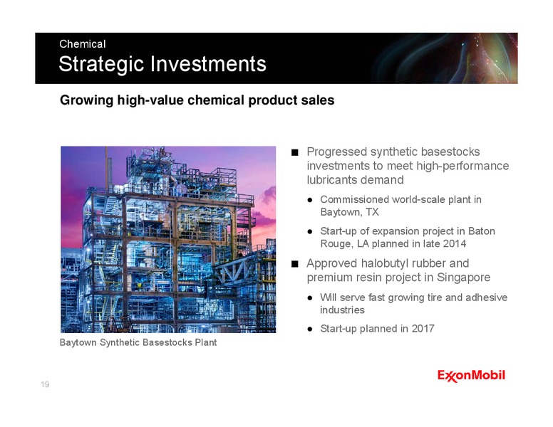 First Quarter 2014 Earnings Call – ExxonMobil – slide 18