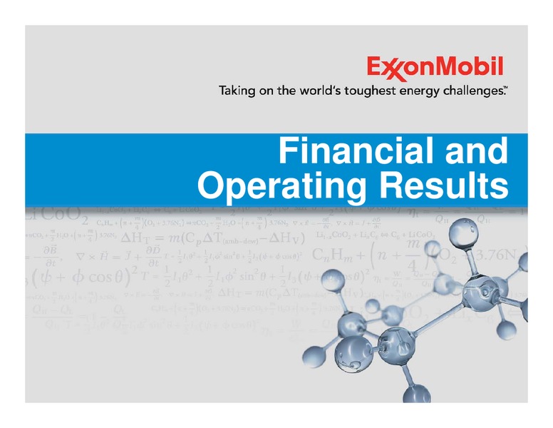 2011 ANALYST MEETING – ExxonMobil – slide 2