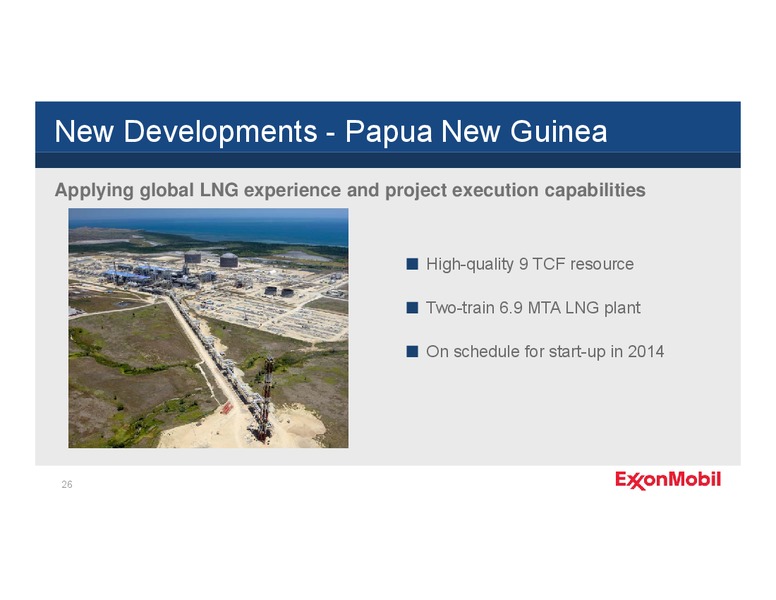 2013 Annual Meeting – ExxonMobil – slide 26