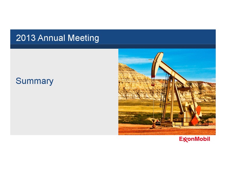 2013 Annual Meeting – ExxonMobil – slide 35