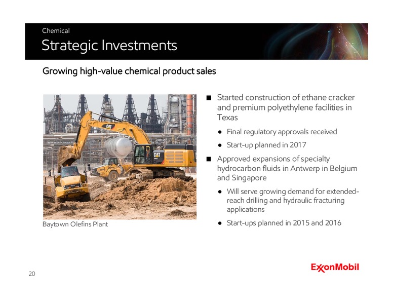 Second Quarter 2014 Earnings Call – ExxonMobil – slide 19