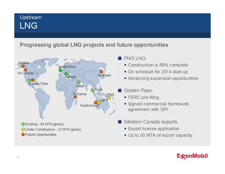 Second Quarter 2013 Earnings Call – ExxonMobil – slide 16