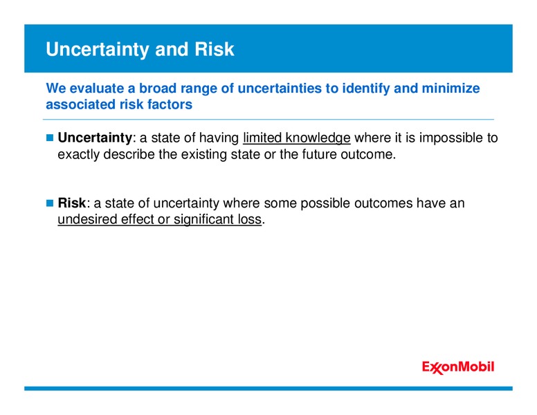 INVESTOR PRESENTATION – ExxonMobil – slide 8