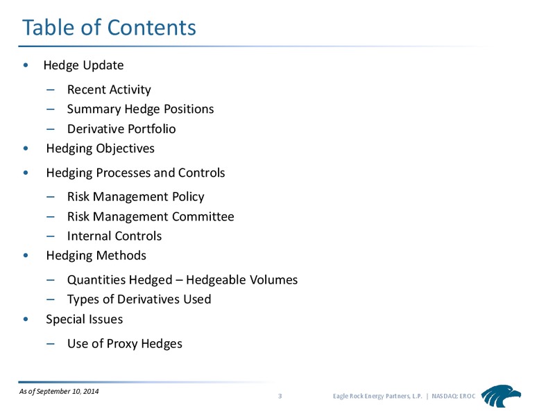 Commodity Hedging Overview – Eagle Rock Energy Partners Lp – slide 2