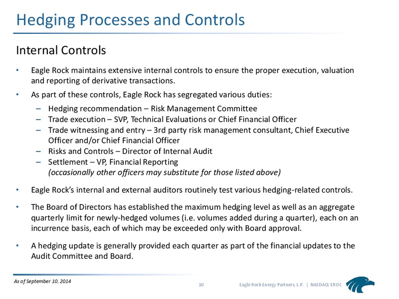 Commodity Hedging Overview – Eagle Rock Energy Partners Lp – slide 9