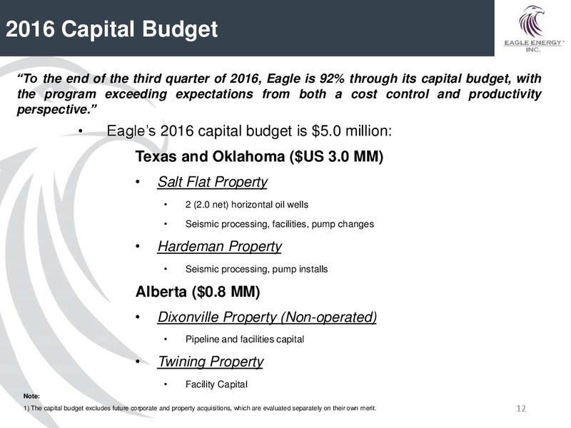 February 2017 Investor Presentation – Eagle Energy Trust – slide 11