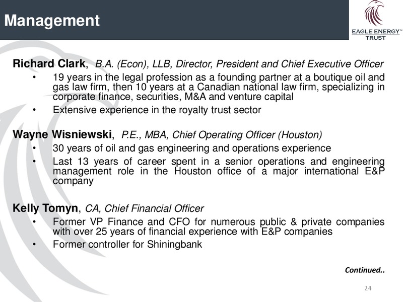 July 2015 Investor Presentation – Eagle Energy Trust – slide 22