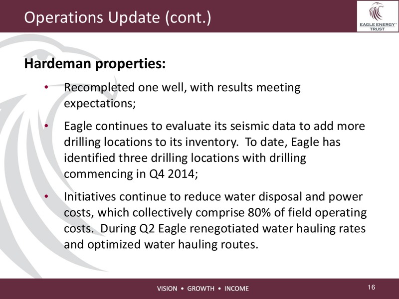 Investor Presentation – Eagle Energy Trust – slide 15