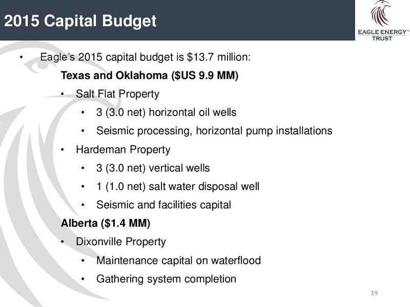 August 2015 Investor Presentation – Eagle Energy Trust – slide 17