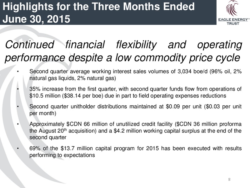 September 2015 Investor Presentation – Eagle Energy Trust – slide 6