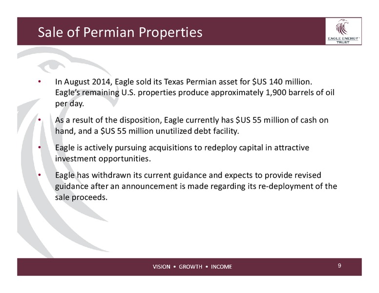 Investor Presentation – Eagle Energy Trust – slide 8