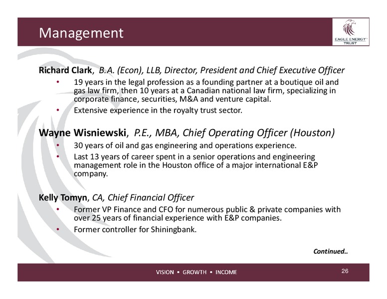 Investor Presentation – Eagle Energy Trust – slide 25