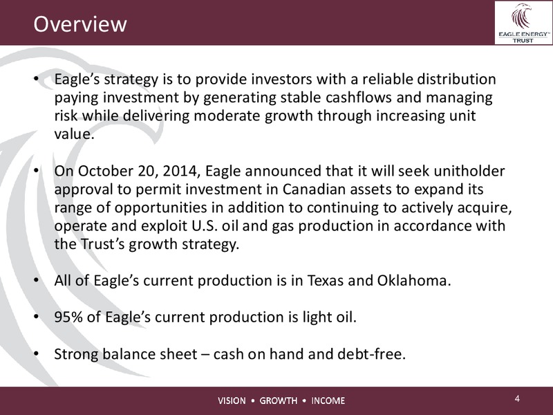 Investor Presentation – Eagle Energy Trust – slide 3