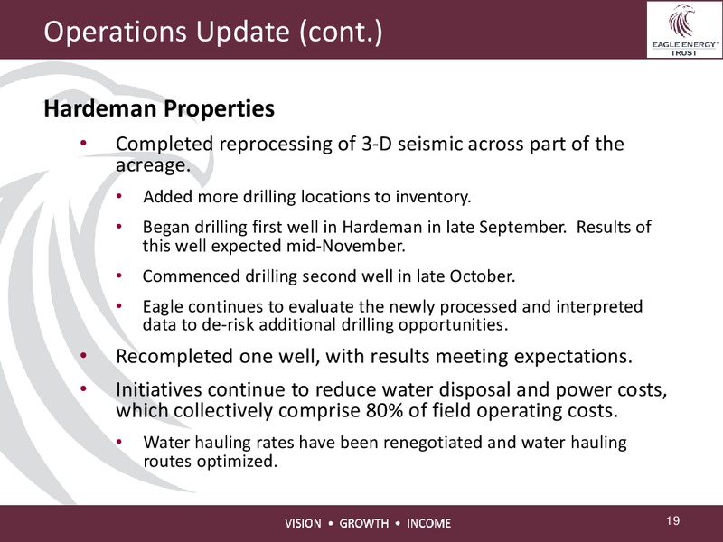 Investor Presentation – Eagle Energy Trust – slide 18