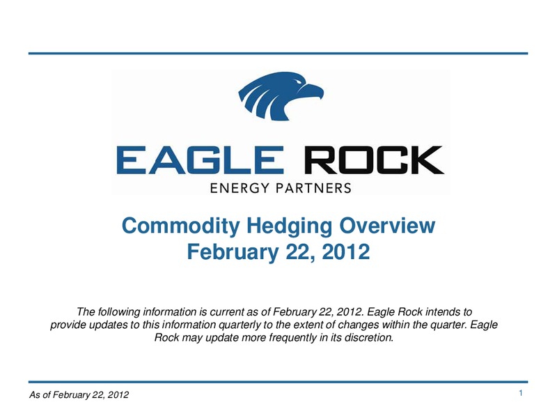 Commodity Hedging Overview – Eagle Rock Energy Partners Lp – slide 1