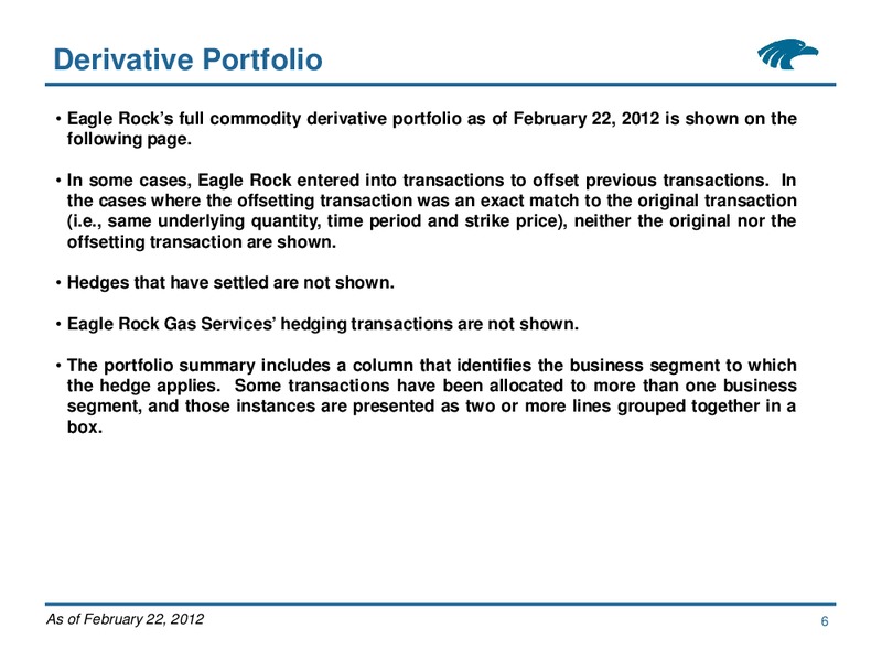 Commodity Hedging Overview – Eagle Rock Energy Partners Lp – slide 5