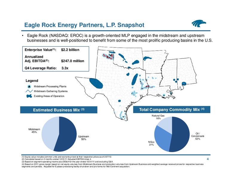 UBS Natural Gas Electric Power and MLP Conference – Eagle Rock Energy Partners Lp – slide 3