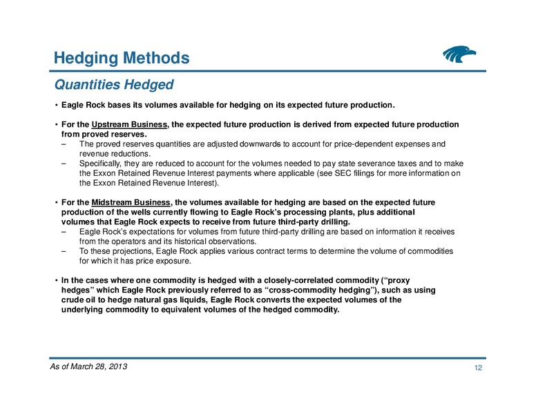 Commodity Hedging Overview – Eagle Rock Energy Partners Lp – slide 12