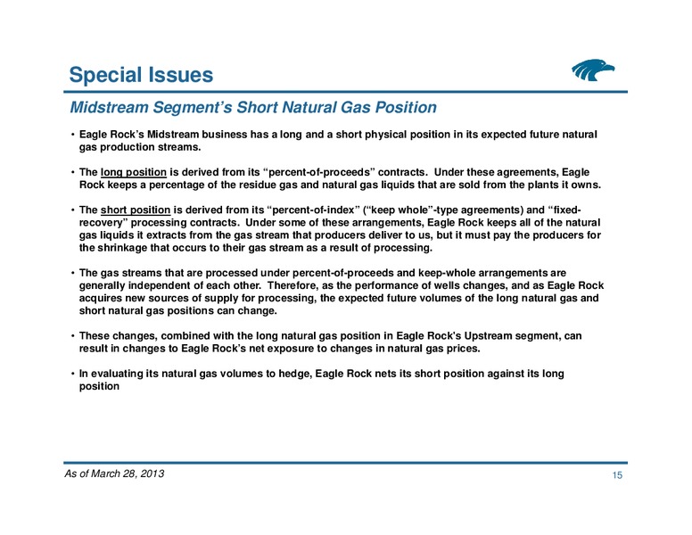 Commodity Hedging Overview – Eagle Rock Energy Partners Lp – slide 15