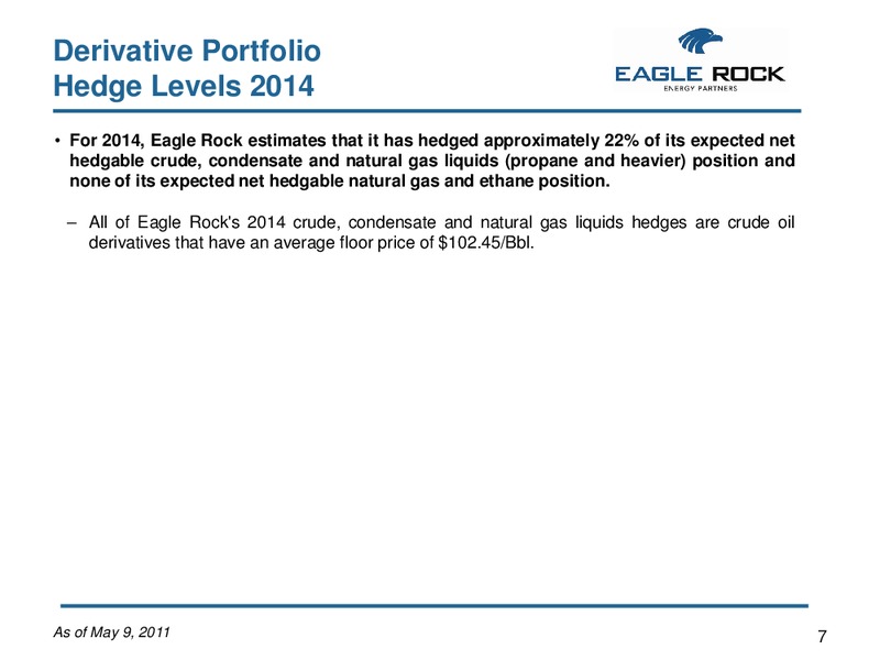 Commodity Hedging Overview – Eagle Rock Energy Partners Lp – slide 6