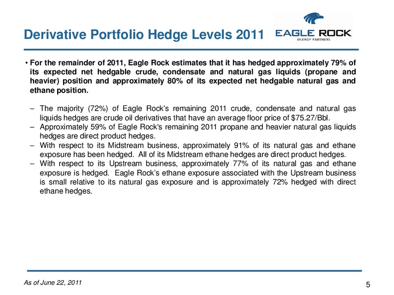 Commodity Hedging Overview – Eagle Rock Energy Partners Lp – slide 4