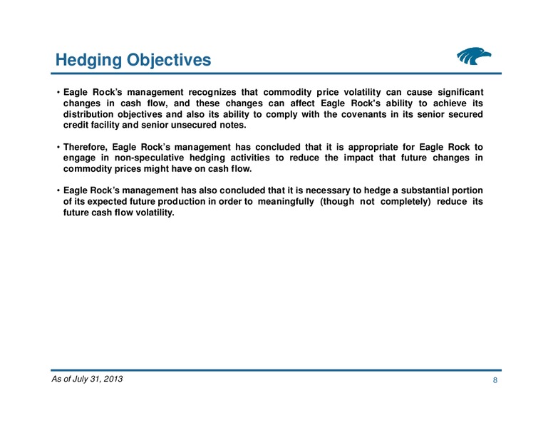 Commodity Hedging Overview – Eagle Rock Energy Partners Lp – slide 8