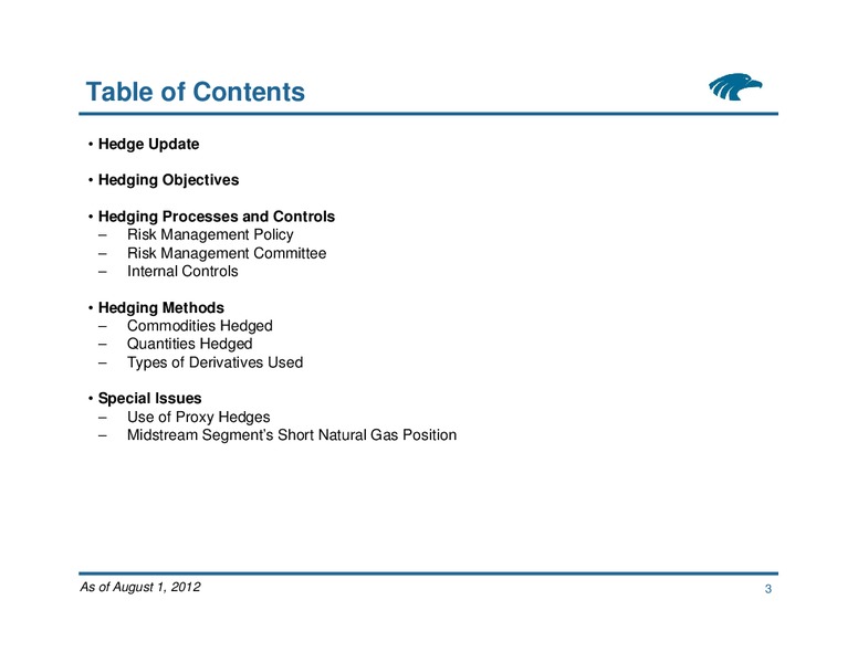 Commodity Hedging Overview – Eagle Rock Energy Partners Lp – slide 2
