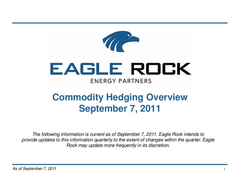 Commidity Hedging Overview – Eagle Rock Energy Partners Lp – slide 1