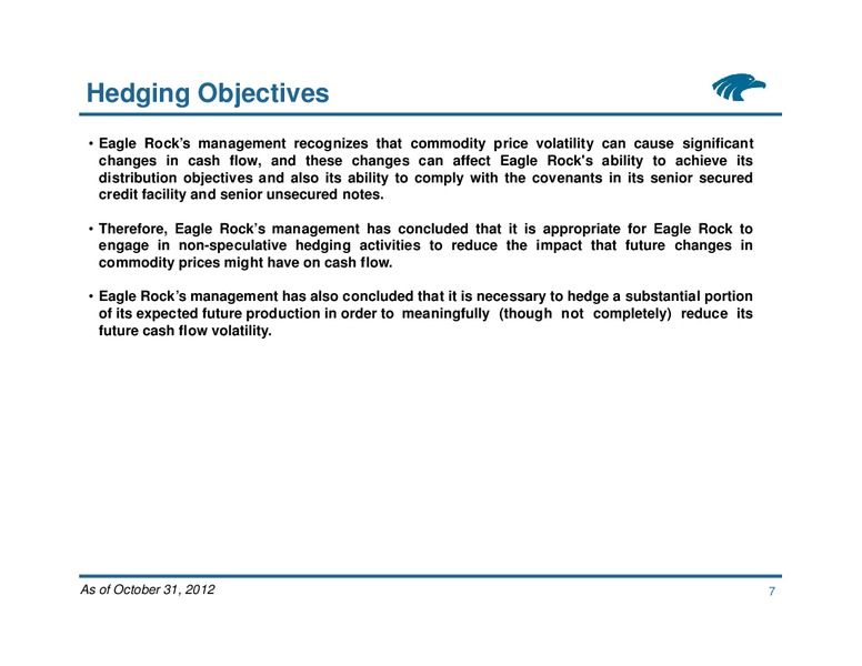 Commodity Hedging Overview – Eagle Rock Energy Partners Lp – slide 7