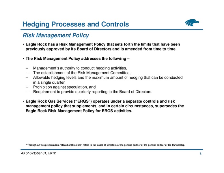 Commodity Hedging Overview – Eagle Rock Energy Partners Lp – slide 8